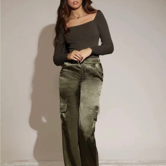 SALE NWOT Avec Les Filles rib knit square neck top - Picture 3 of 10